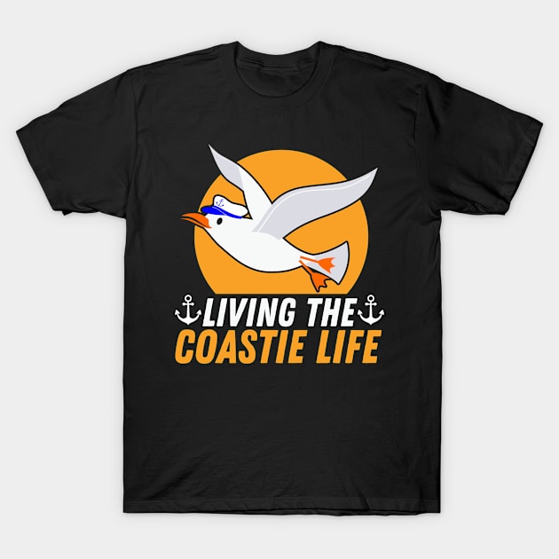 Living the Coastie Life T-Shirt by JB.Collection